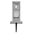 2-voudig buitenstopcontact IP44 met timer - steenlook