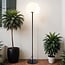Lampe d'extérieur sur pied Sym à abat-jour blanc