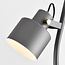 2-lichts staande lamp met kantelbare spots grijs - William