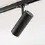 Modern 1-fase railsysteem 3 meter met Liam spots met gouden detail
