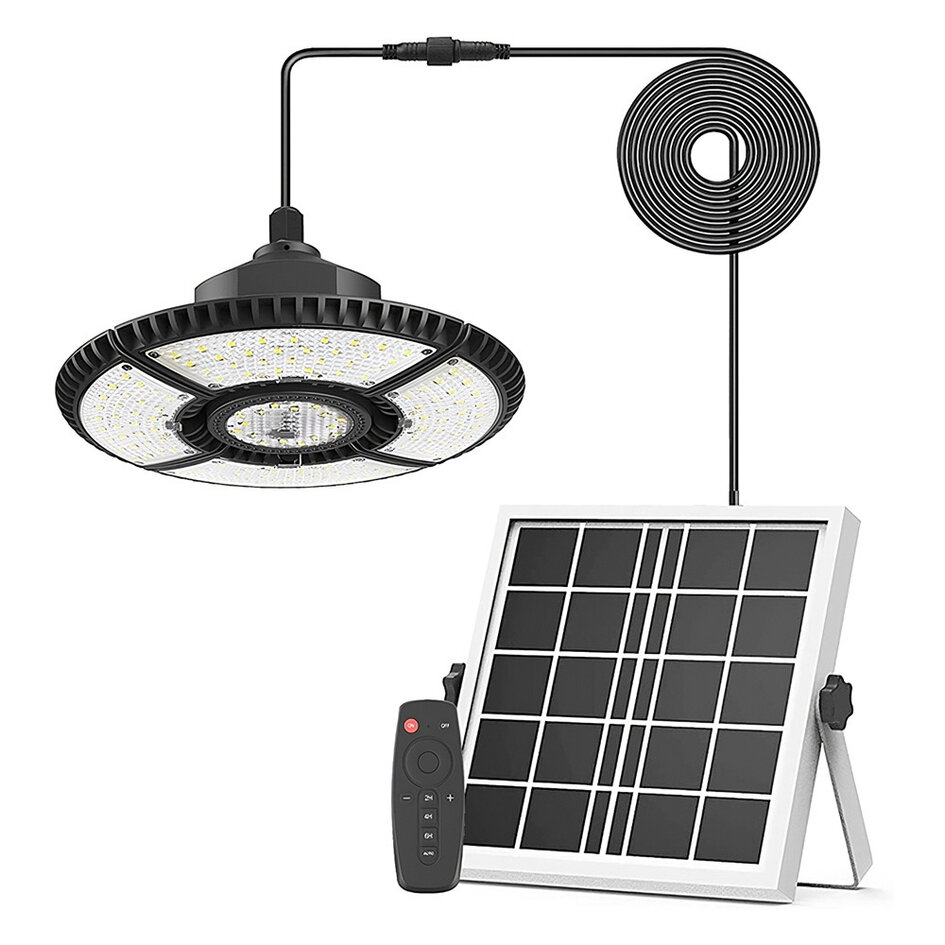 Lampe solaire suspendue d'extérieur avec minuterie - Jace