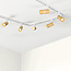 Système de rail monophasé moderne de 3 mètres avec aspect bois de chêne - Loek