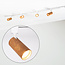 Modern 1-fase railsysteem 1,5 meter met mahonie houtlook - Loek