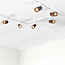 Système de rail monophasé moderne de 3 mètres avec aspect bois de noix - Loek