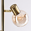 Lampadaire 3 lumières en verre ambré Pieta - orientable