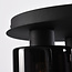 Plafonnier noir Lyo en verre fumé avec dégradé, 3 lumières