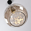 Lampe suspendue à 1 lumière Verona - cognac