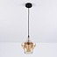 Lampe suspendue à 1 lumière Trinidad avec verre ambré - variante 3