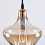 1-lichts hanglamp Trinidad met amber glas - variant 3