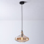 Lampe suspendue à 1 lumière Trinidad avec verre ambré - variante 1