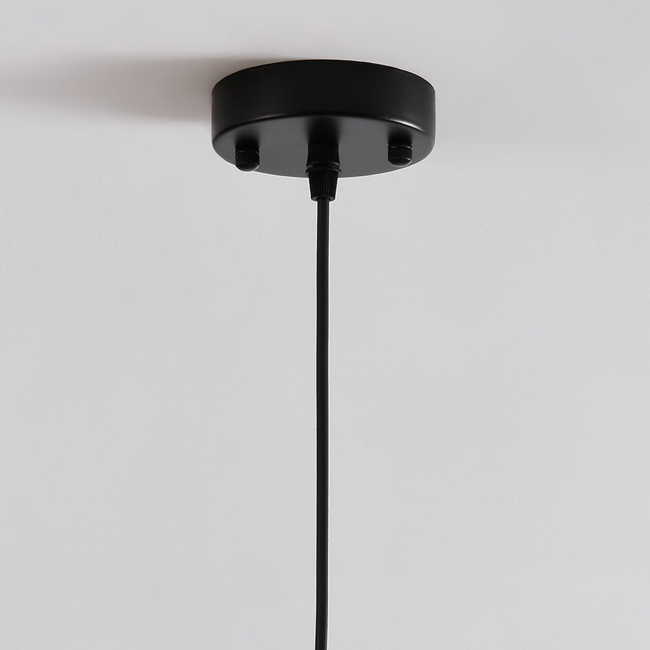 Lampe suspendue à 1 lumière Sita - verre large