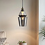 Lampe suspendue à 1 lumière Sofie - verre oblong
