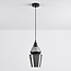 Lampe suspendue à 1 lumière Sofie - verre oblong