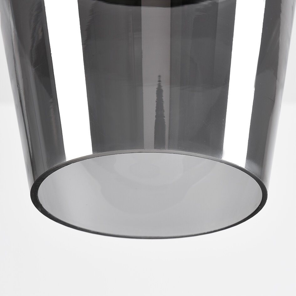 1-lichts hanglamp Sofie - langwerpig glas