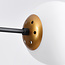 Lampe suspendue design Danley, 2-lumières - blanc laiteux