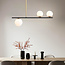 Design hanglamp Danny, 3-lichts - melkwit