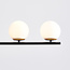 Lampe suspendue design Danny, 3 lumières - blanc laiteux
