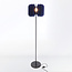 Lampadaire en feutre PET, bleu marine - Lenthe