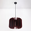 Suspension Benthe en feutre PET - rouge foncé