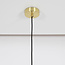 Suspension Apvali - verre ambré et laiton cuivré