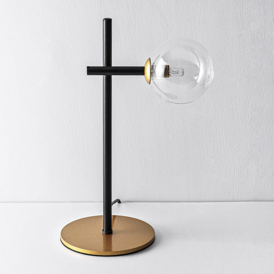 Lampe de table Glenn - verre transparent