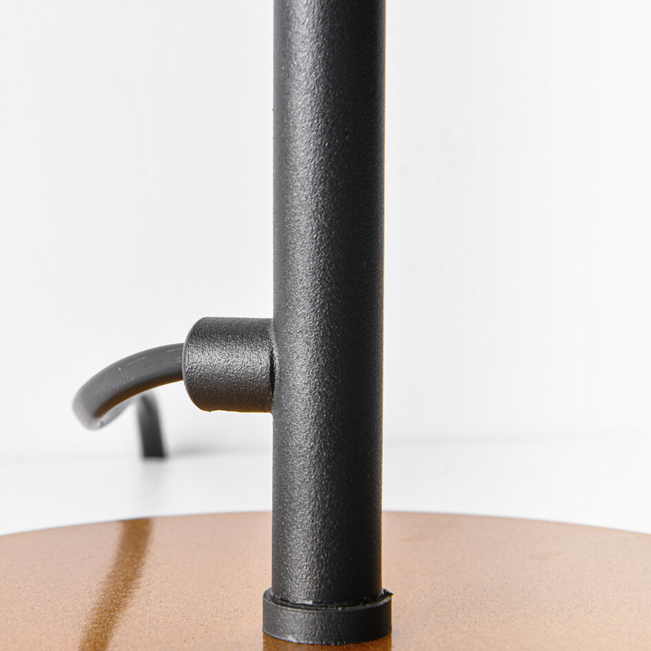 Lampe de table à 2 lumières Chase - verre transparent