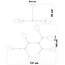 7-lichts zwart met transparant glas - Philip