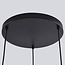 Lampe suspendue Imme avec verre fumé, 3-lumières - or