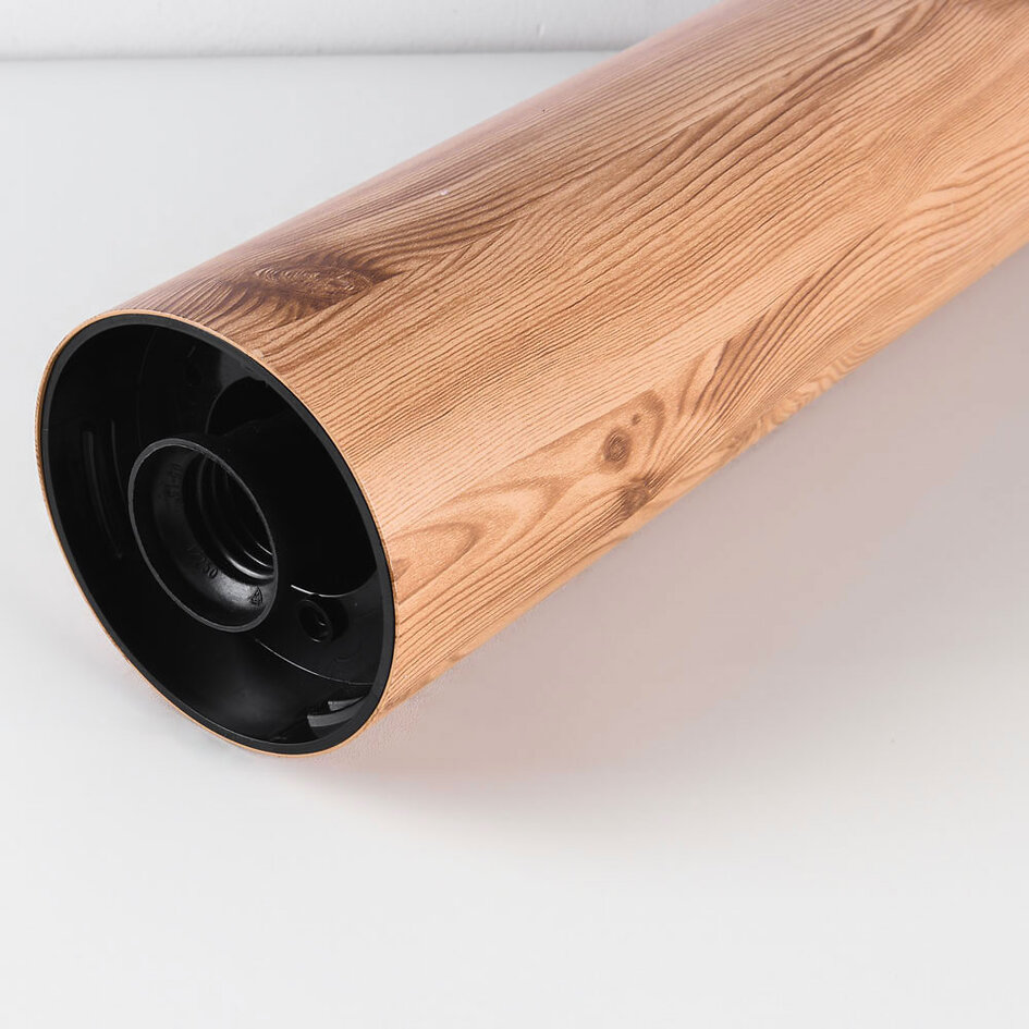 Lampe d'extérieur moderne sur pied en bois - Julio