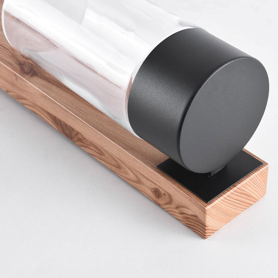 Lampadaire Jairo en aspect bois