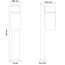 Lampadaire Jairo en aspect bois