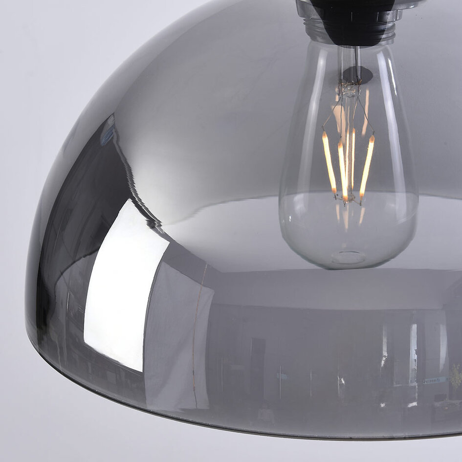 Moderne hanglamp met rookglas - Fajen