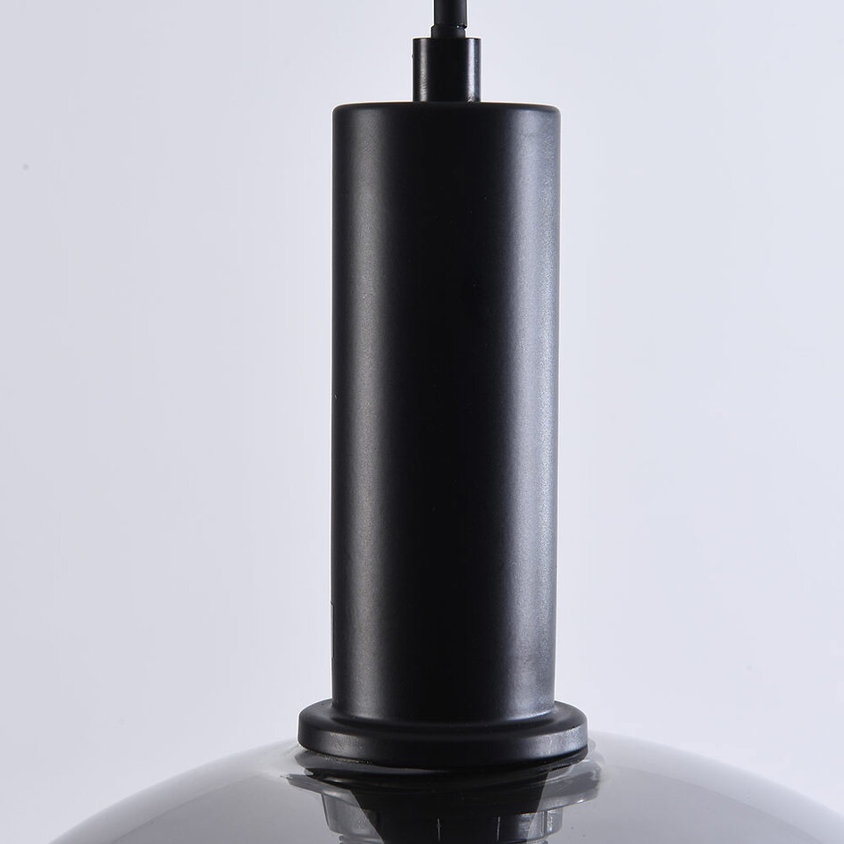 Lampe suspendue moderne en verre fumé - Fajen