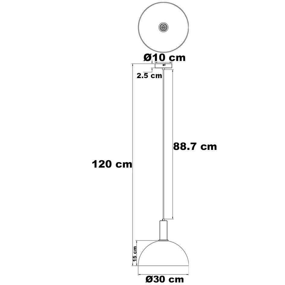 Lampe suspendue moderne en verre fumé - Fajen