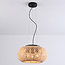 Lampe suspendue en bambou, 3 lumières - Cerise