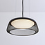 Dimbare hanglamp Milani - zwart met open kap en geïntegreerde LED
