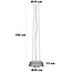Zwarte hanglamp met open kap en dimbare LEDs - Milani