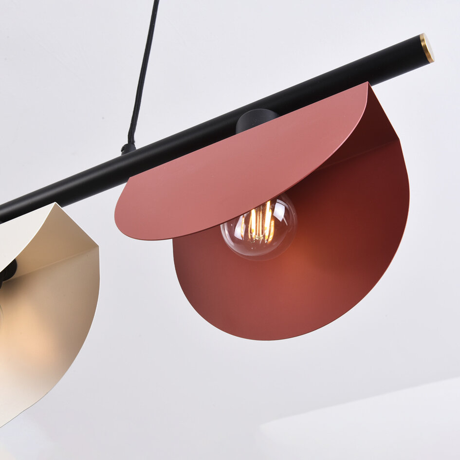 Suspension design, 4 lumières - Colore