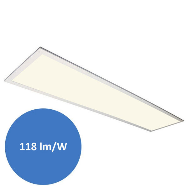 Panneau LED, 120x30cm, UGR<22, 24W, 3000K