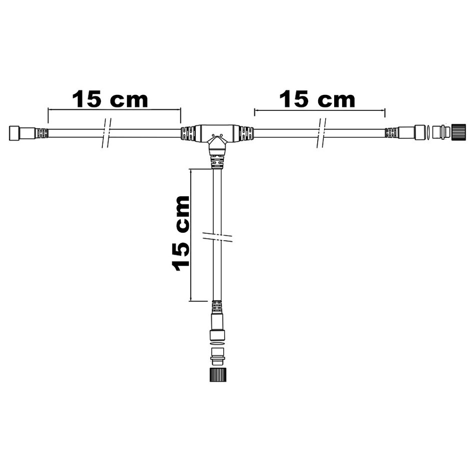 Câble d'alimentation secteur 1,5 m blanc - caoutchouc