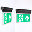 Eclairage de secours inclinable en saillie OTG-FF - noir