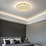 Luxe plafondlamp kristal LED 3-staps dimbaar - Diamond