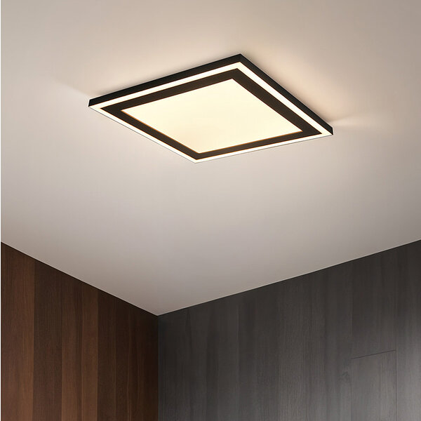 Vierkante plafondlamp 3-staps dimbaar - Noella