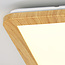 Plafondlamp in houtoptiek 3-staps dimbaar - Emilie