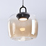 Hanglamp van amber glas met verloop Zahra - dimbaar