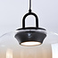 Hanglamp van amber glas met verloop Zahra - dimbaar