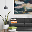 Hanglamp van rookglas met verloop en 3-staps dimbare LEDs - Melody