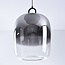 Suspension Melody en verre fumé à dégradé de couleur et LED dimmables à 3 niveaux