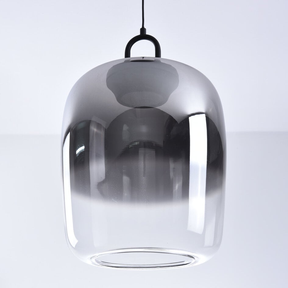 Suspension Melody en verre fumé à dégradé de couleur et LED dimmables à 3 niveaux