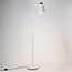 Retro vloerlamp wit - Arch